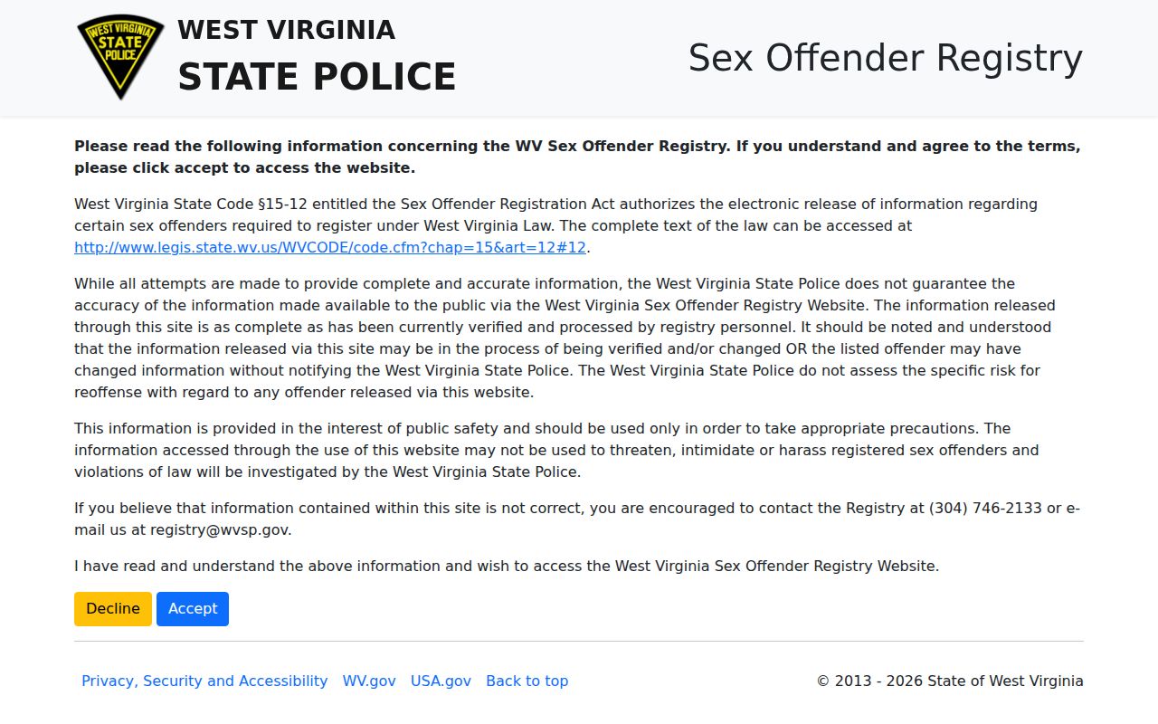 Lewis County post-release registry limits alongside VINELink release checks